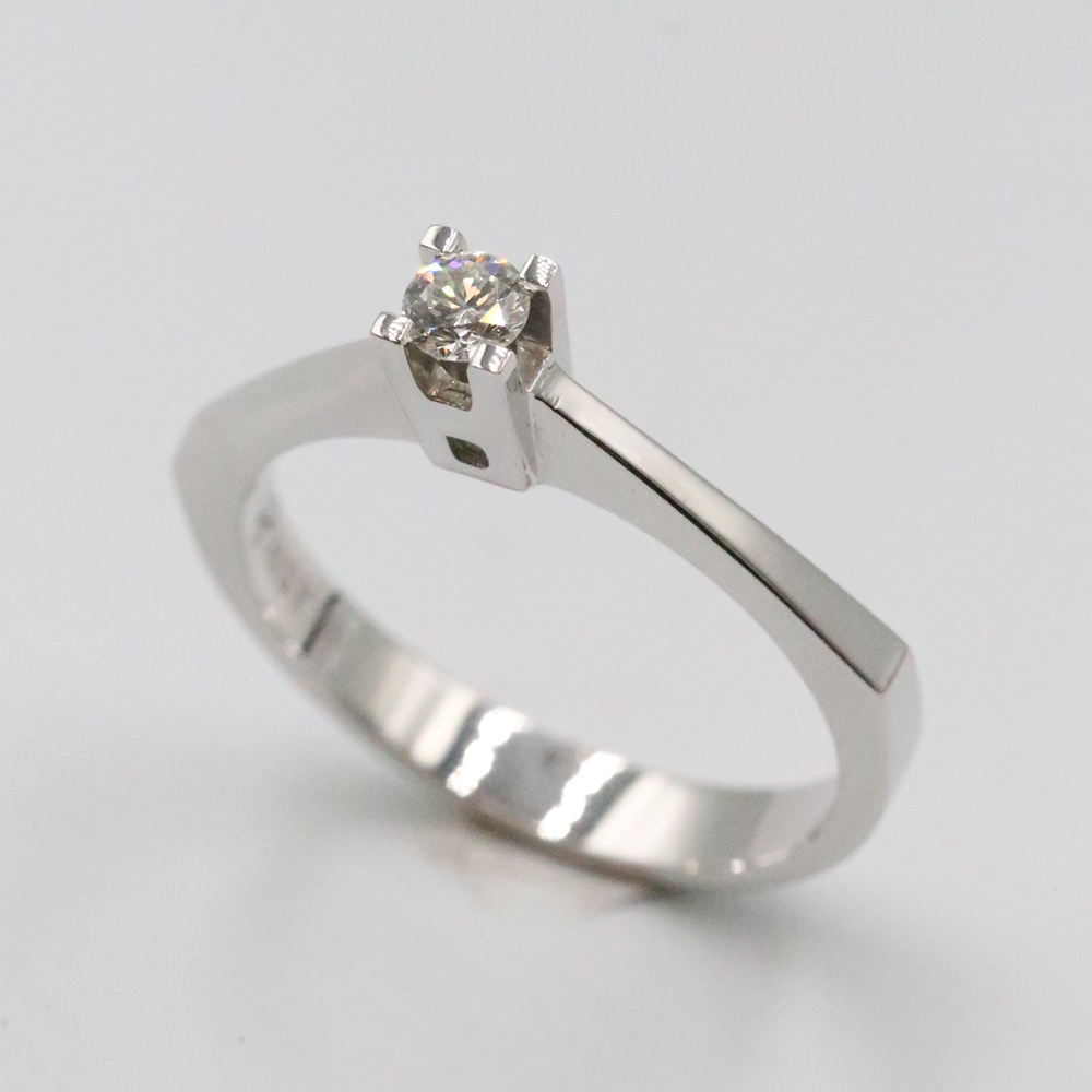 0,14 ct Pırlanta Tektaş Yüzük