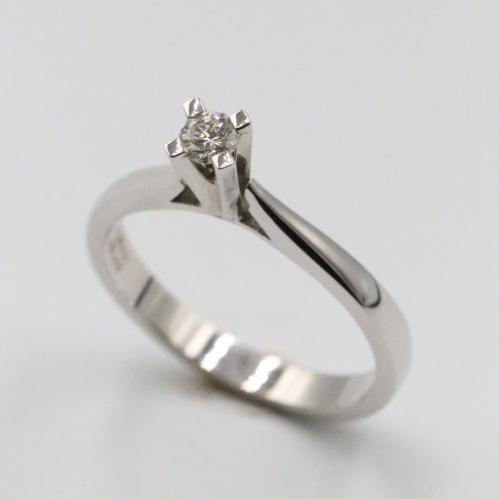 0,14 ct Pırlanta Tektaş Yüzük