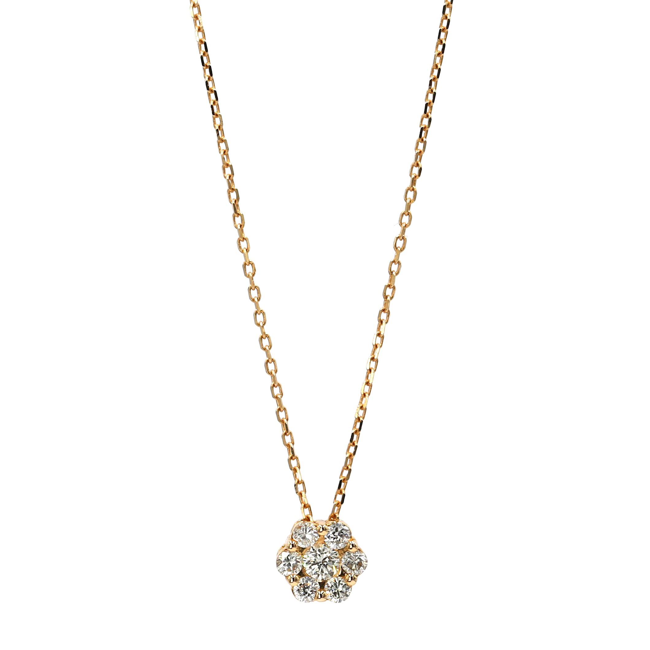 0,42 Ct Pırlanta Coronet Kolye