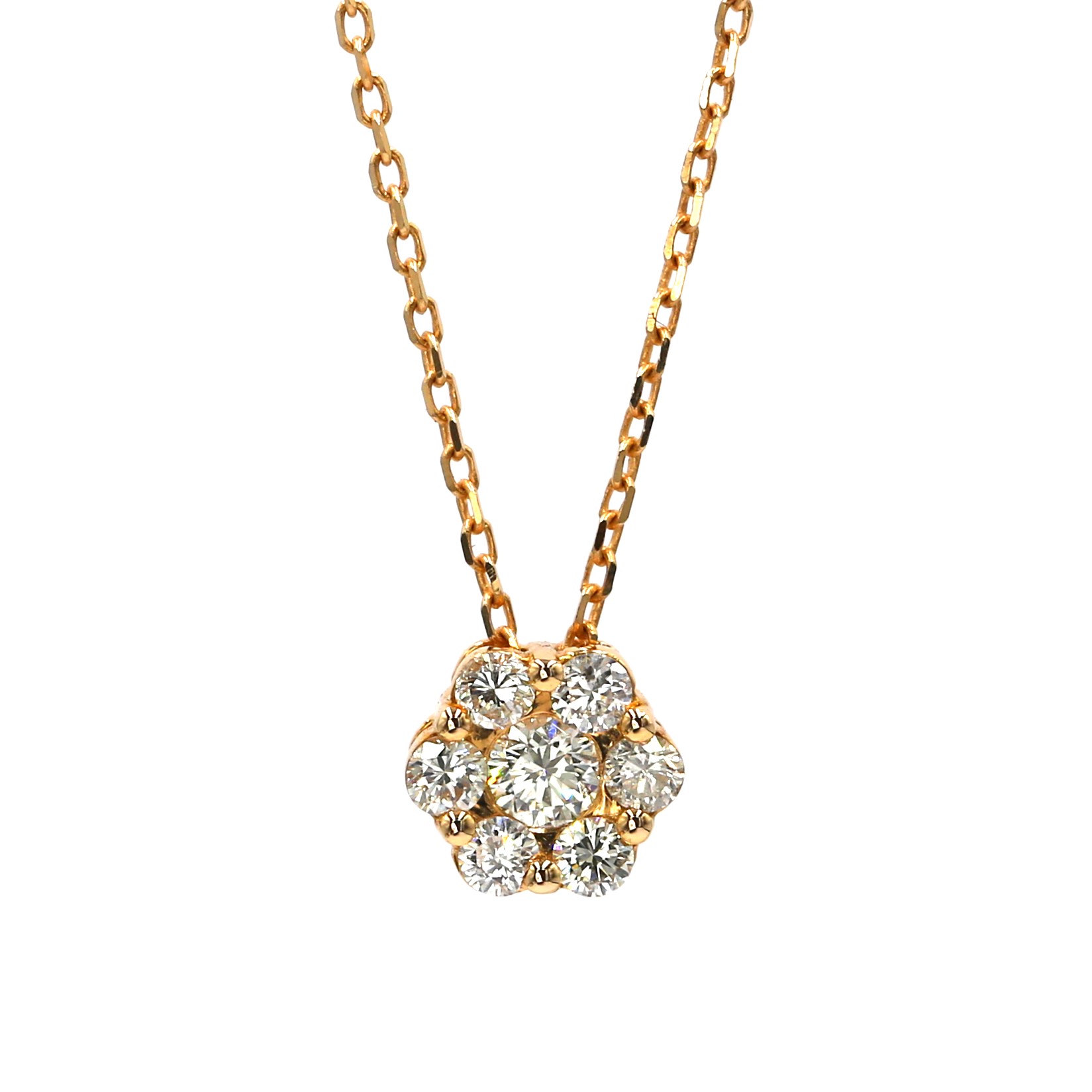 0,42 Ct Pırlanta Coronet Kolye