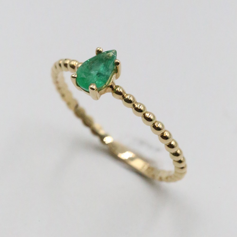 0,32 ct Zümrüt Yüzük