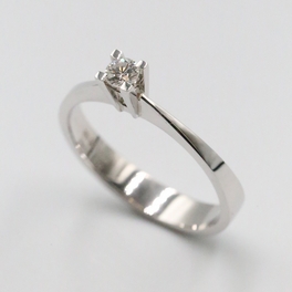 0,13 ct Pırlanta Tektaş Yüzük