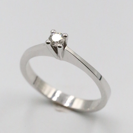0,16 ct Pırlanta Tektaş Yüzük