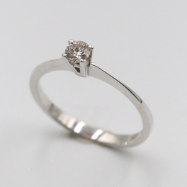 0,13 ct Pırlanta Tektaş Yüzük