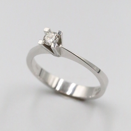 0,16 ct Pırlanta Tektaş Yüzük