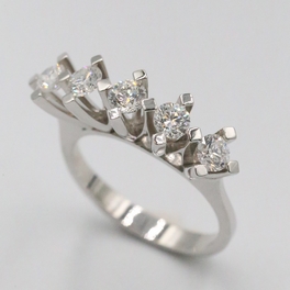 0,95 ct Pırlanta Beştaş Yüzük