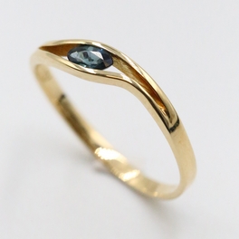 0,10 ct Safir Yüzük