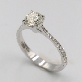 0,82 ct 0,26 ct Pırlanta Tektaş Yüzük